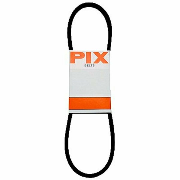 Pinpoint 0.5 x 101 in. Rubber Industrial V Belt - Black PI3839637